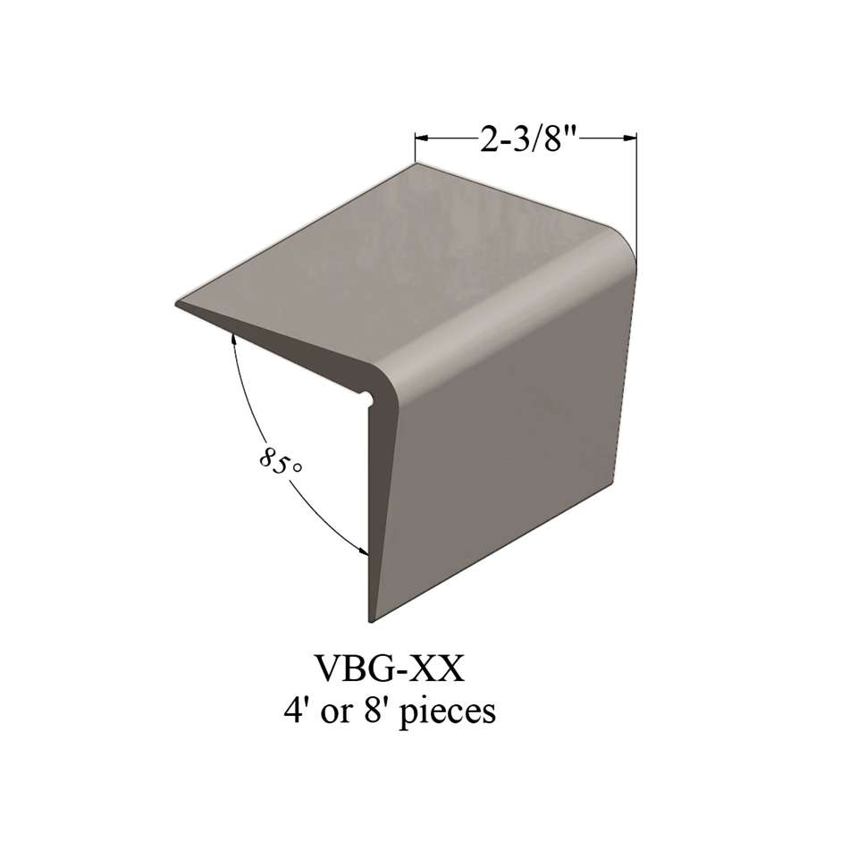 Vinyl Corner Guards - VBG 80 48 Vinyl Corner Guard 2 3⁄8" #80 Fawn - Wallbase 4'