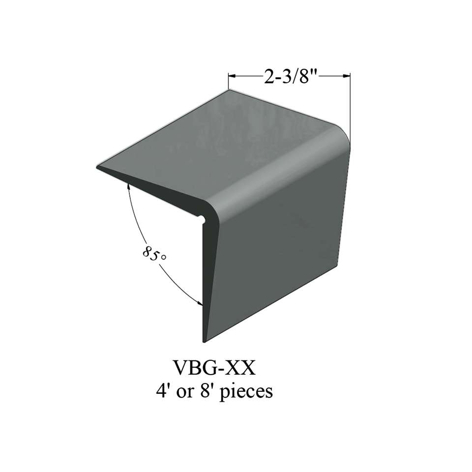 Vinyl Corner Guards - VBG 86 48 Vinyl Corner Guard 2 3⁄8" #86 Hunter Green - Wallbase 4'