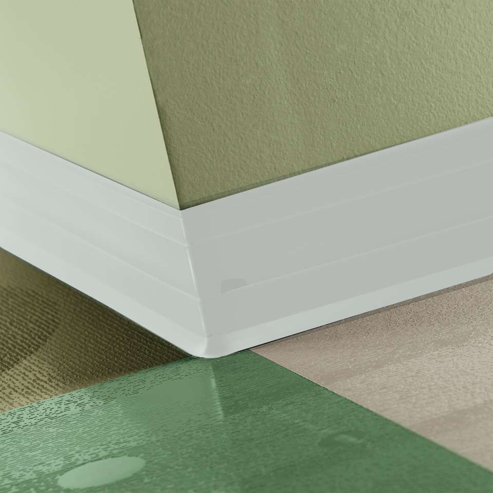 Perceptions - Royale 4 1/4" #50 White - Wallbase 120'