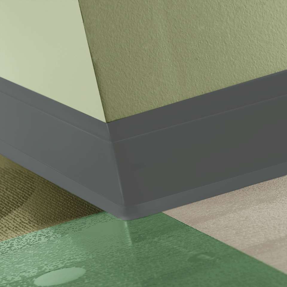 Perceptions - Flex 4 1/4" #20 Charcoal - Wallbase 120'