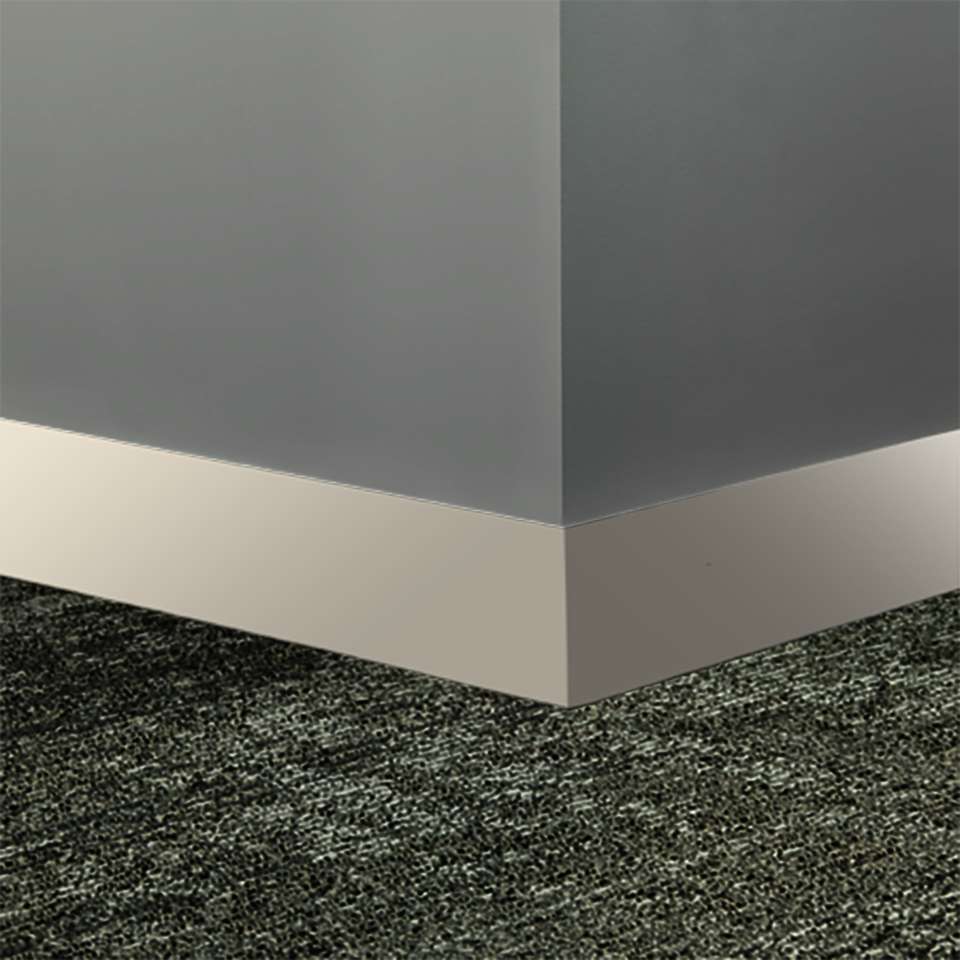 Millwork Wall Finishing System - MW 01 S25 Monument 2 1⁄2” #1 Snow White - Wallbase 8' (Pack of 8)