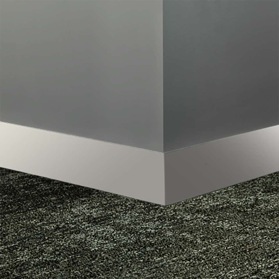 Millwork Wall Finishing System - MW 460 S25 Monument 2 1⁄2” #460 Cotton - Wallbase 8' (Pack of 8)
