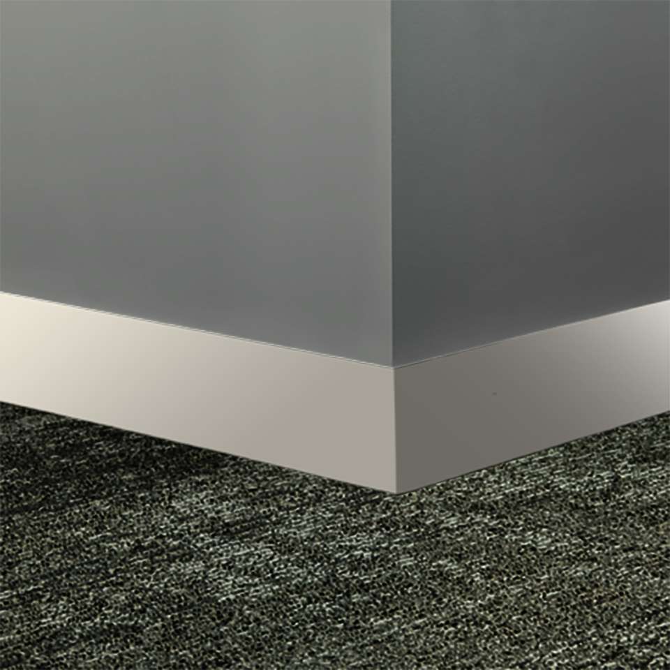 Millwork Wall Finishing System - MW 68 S25 Monument 2 1⁄2” #68 White Sand - Wallbase 8' (Pack of 8)