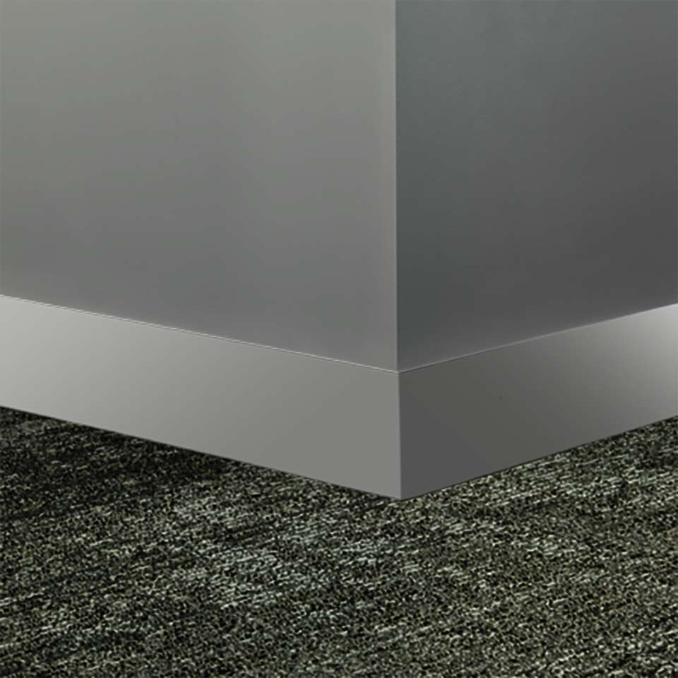 Millwork Wall Finishing System - MW 23 S25 Monument 2 1⁄2” #23 Vapor Grey - Wallbase 8' (Pack of 8)