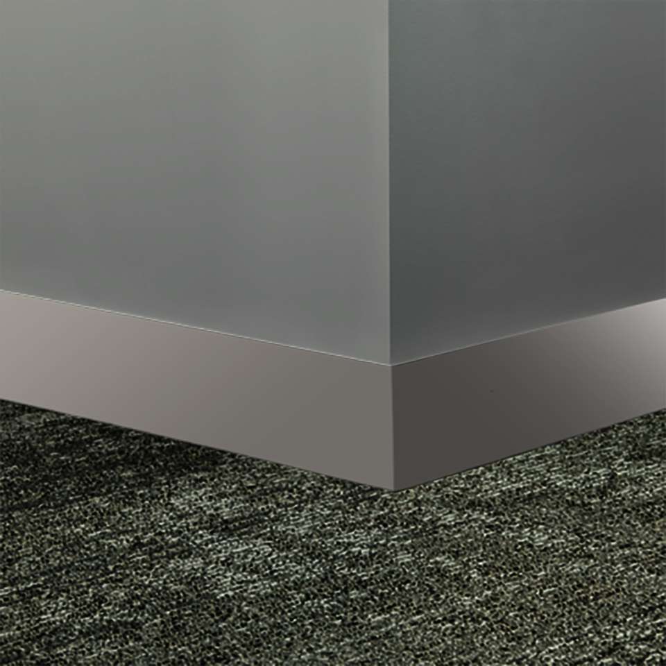 Système de finition murale Millwork - MW 55 S25 Monument 2 1⁄2” #55 Silver Grey - Wallbase 8' (paquet de 8)