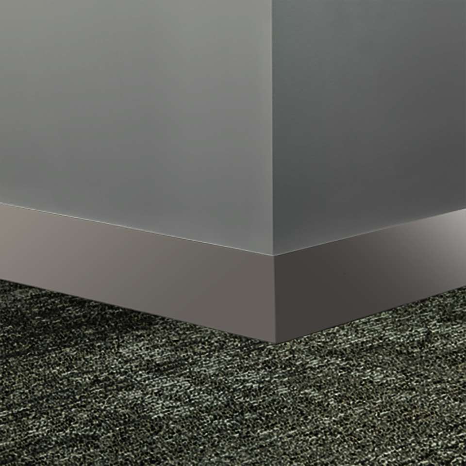Millwork Wall Finishing System - MW 32 S25 Monument 2 1⁄2” #32 Pebble - Wallbase 8' (Pack of 8)