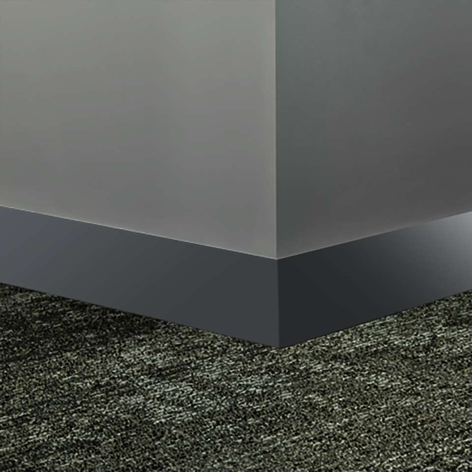 Millwork Wall Finishing System - MW TA6 S25 Monument 2 1⁄2” #TA6 Bedrock - Wallbase 8' (Pack of 8)