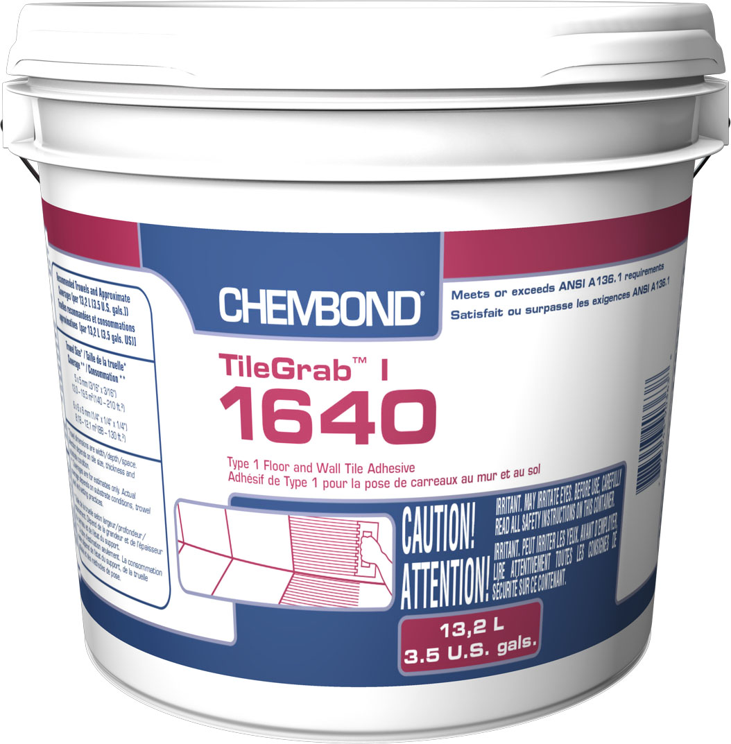 TileGrab I 1640 Adhésif de Type 1 pour la pose de carreaux au mur et au sol - 13.2 L