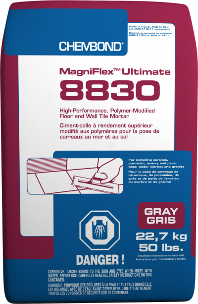 Magniflex Ultimate 8830 Ciment-colle pour carreaux de sol et de mur - 50 lb