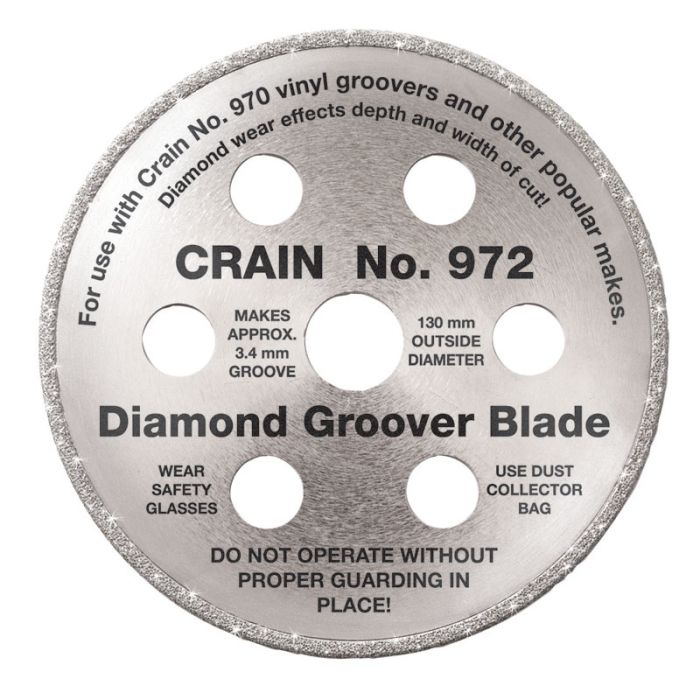 Continuous Diamond Groover Blade 5-1/8"