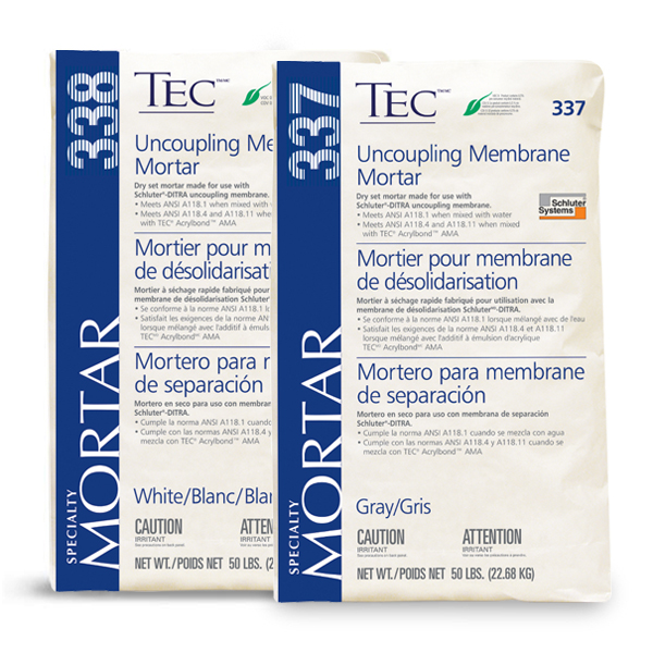 Uncoupling Membrane Mortar White 50 lb