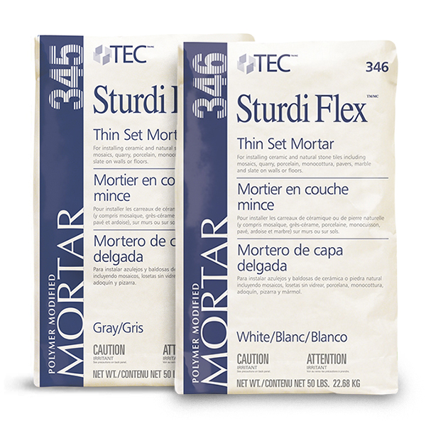 Thin Set Mortar Sturdi Flex White 50 lb