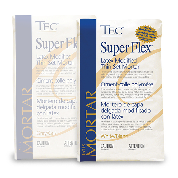Thin Set Mortar Latex Modified Super Flex Ultra-Premium White 50 lb