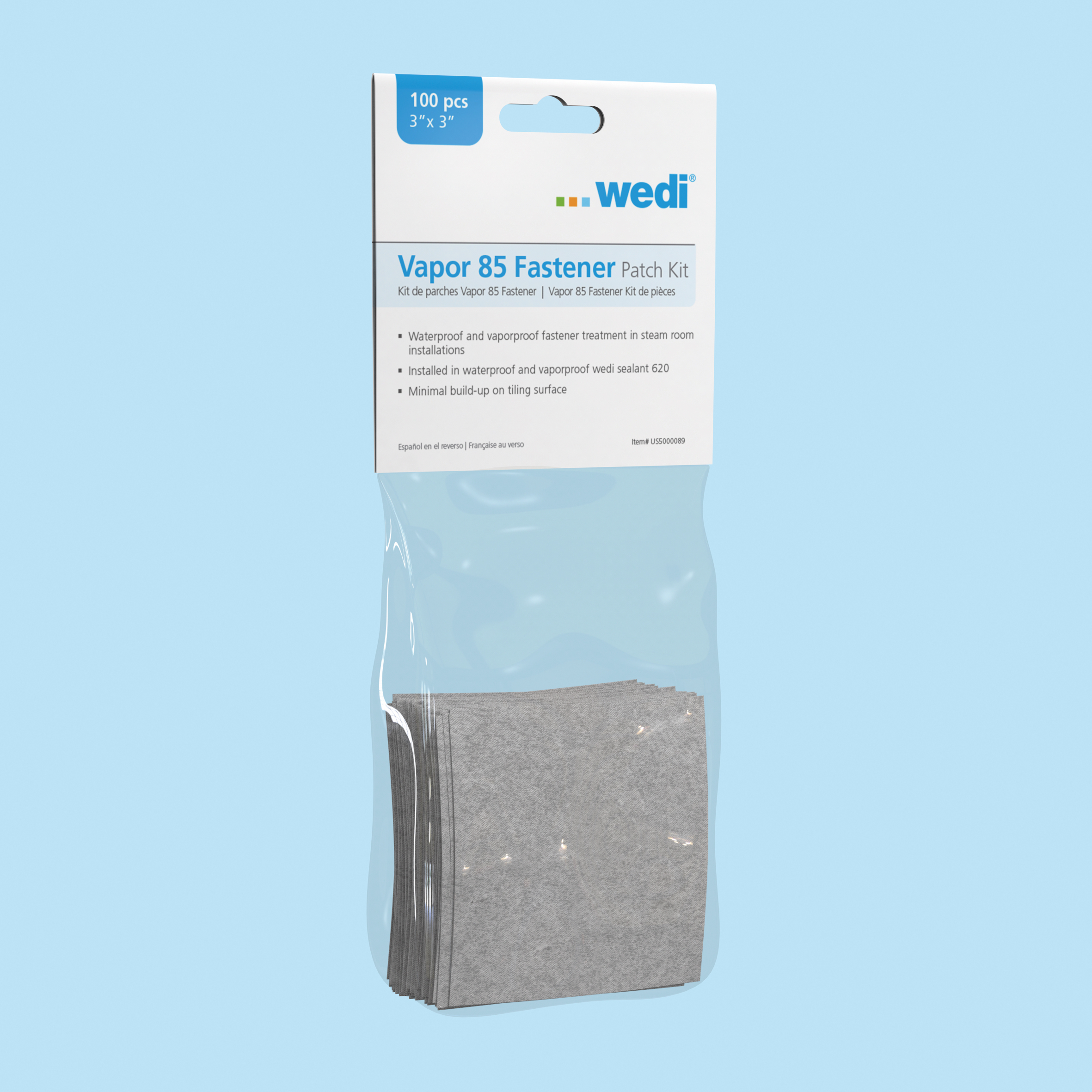 Vapor 85 Fastener Patch Kit - 3" x 3" squares