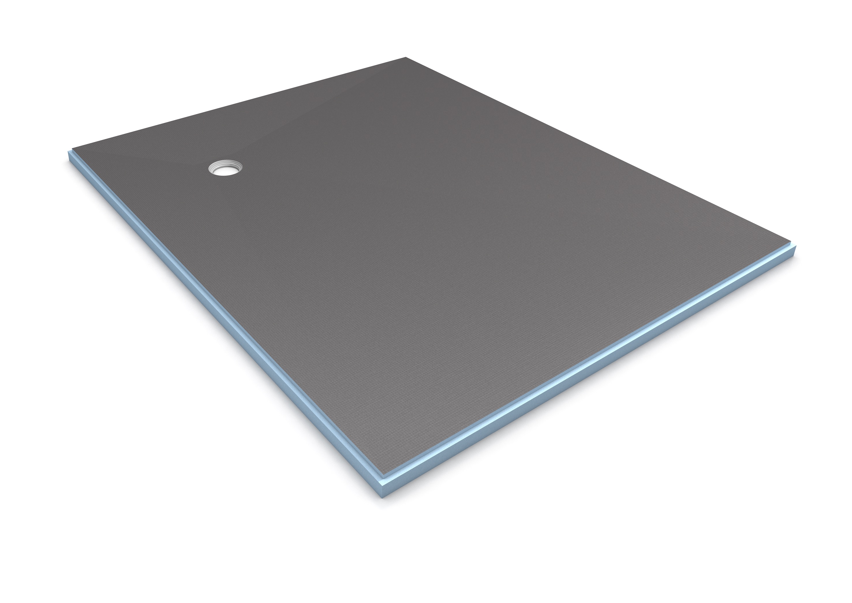 Wedi Fundo Primo Shower Base with Offset Drain Assembly 60" x 72