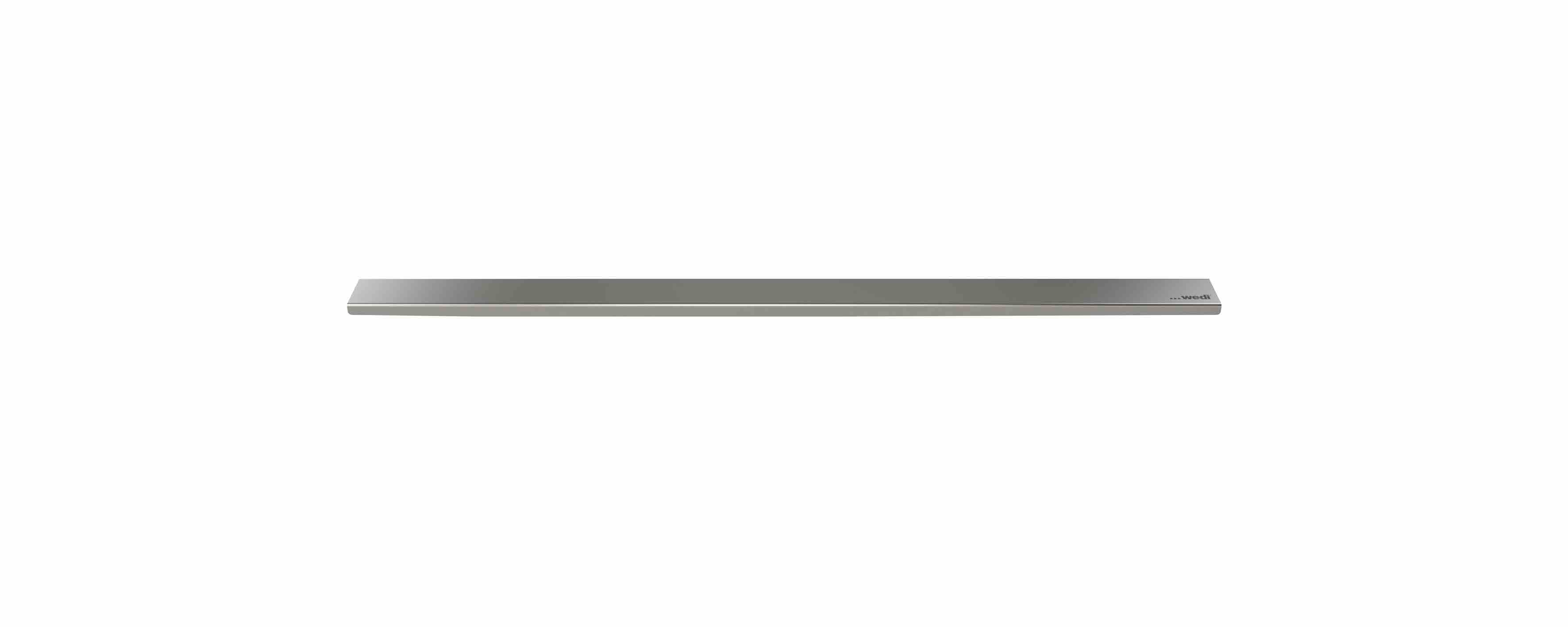 Plaque de couverture de drain Fundo Riolito en acier inoxydable - Modèle Standard - 1 5/8" x 27 5/8" x 3/4"