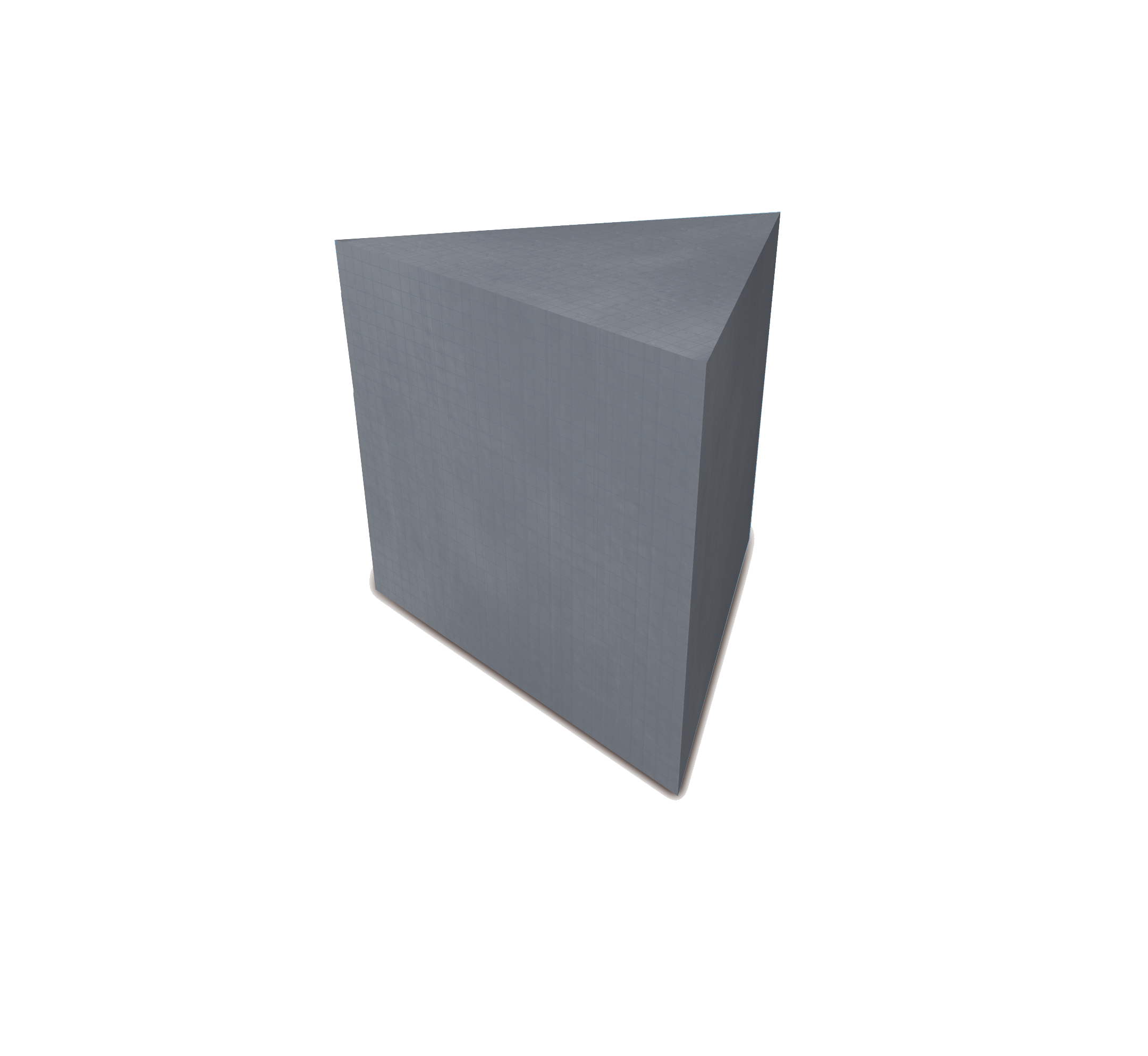 Triangle Shower Seat Full Foam 23" x 23"