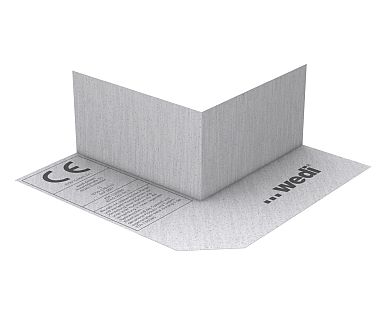 Outside Corner Sealing Tape - Fleece Laminated - 4-3/4" x 4-3/4" x 2-1/4"
