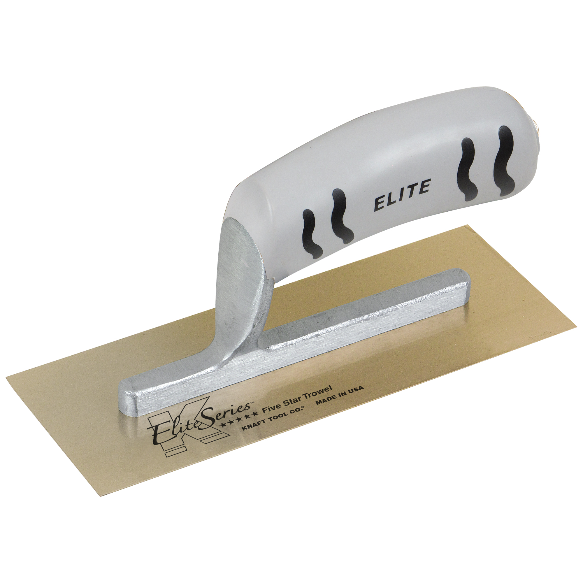 Midget Trowel Elite Series Five Star with ProForm Handle Golden Stainless Steel 3" x 8"
