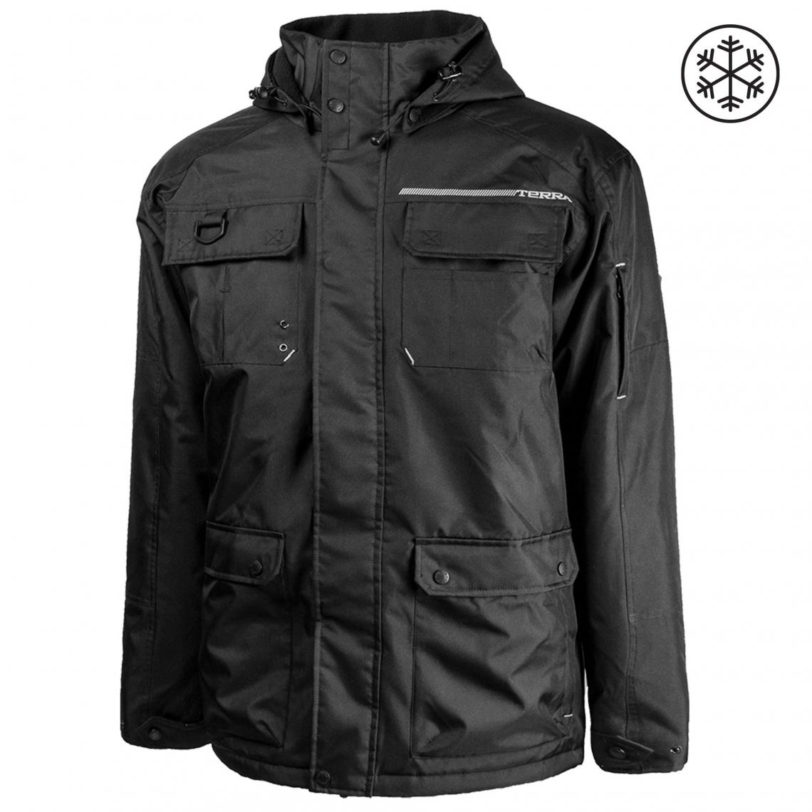 Quilted Polyester Parka - XL