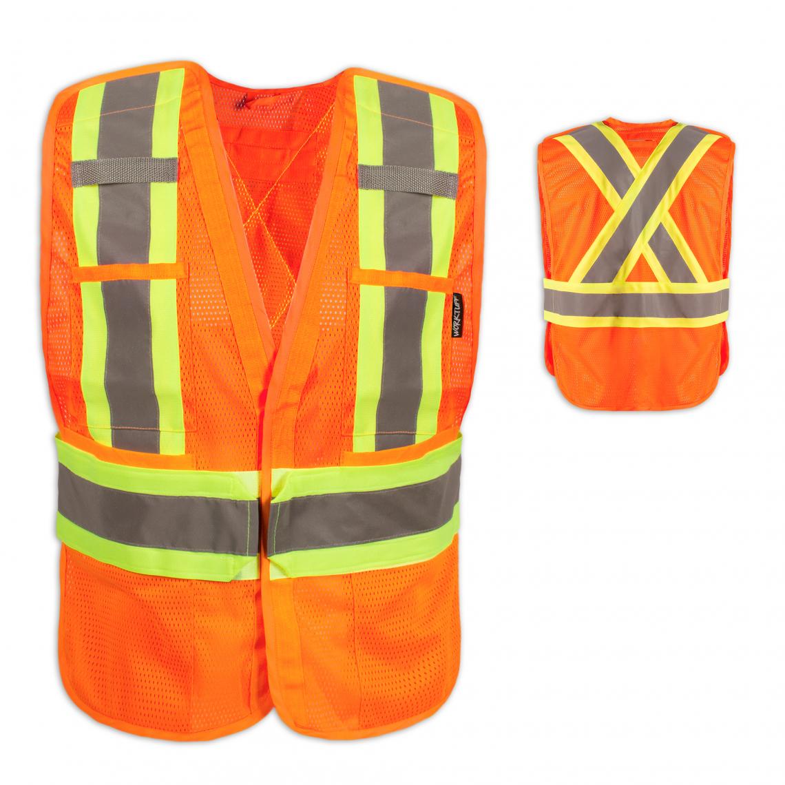 Veste de sécurité haute visibilité détachable en 5 points - Taille unique