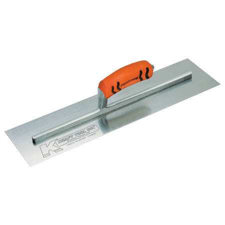 Carbon Steel Cement Finishing Trowel with ProForm Handle 12" x 13"