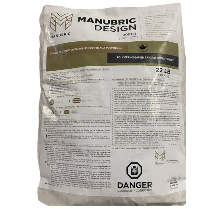 Faux brick grout - Light Nunavut color - 10 kg