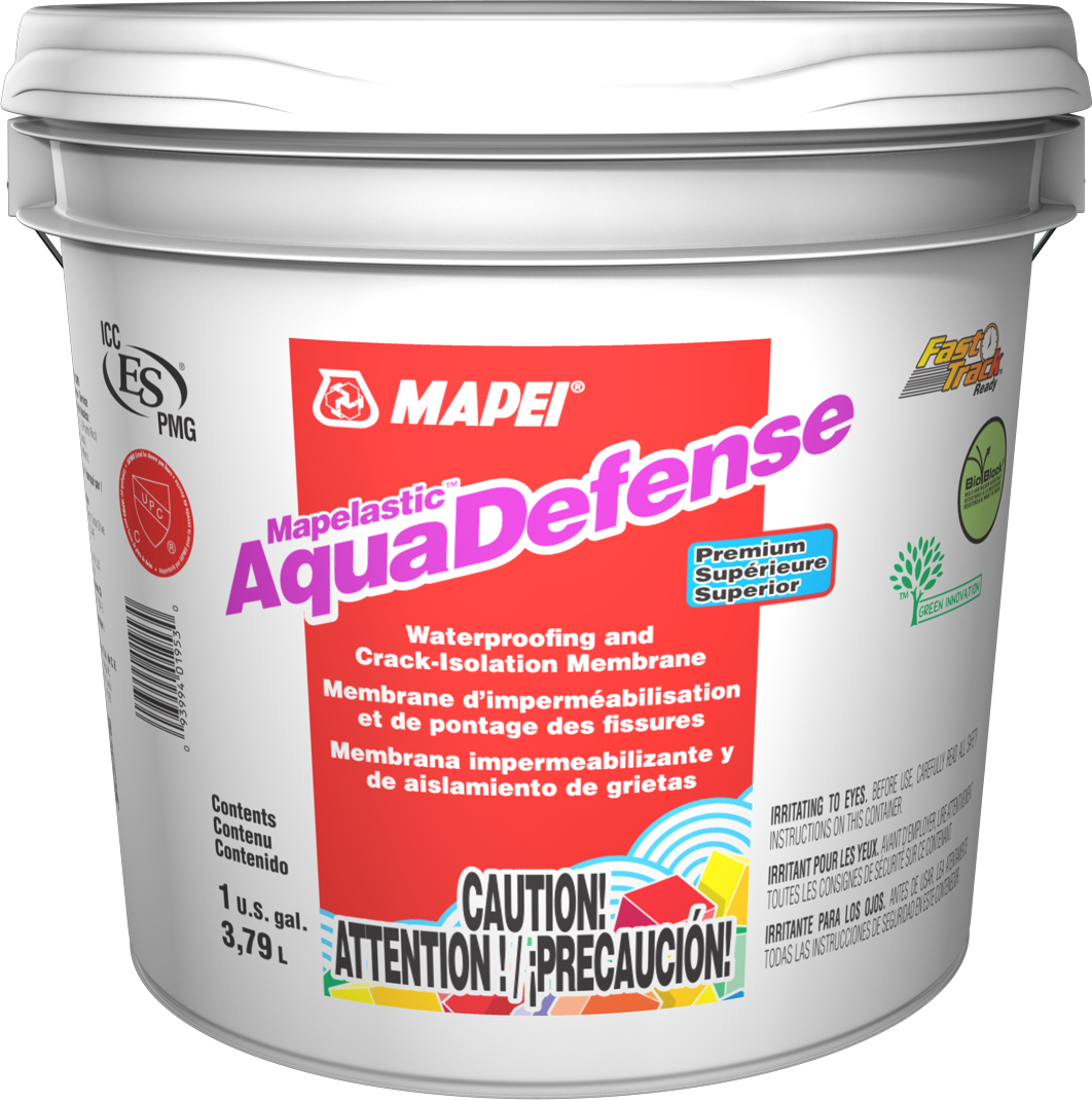 AquaDefense Membrane d'imperméabilisation anti-fissures de qualité supérieure - 3.79 L