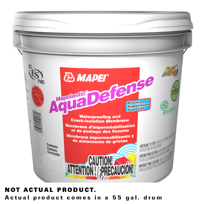 AquaDefense Premium Waterproofing & Crack-Isolation Membrane - 208 L