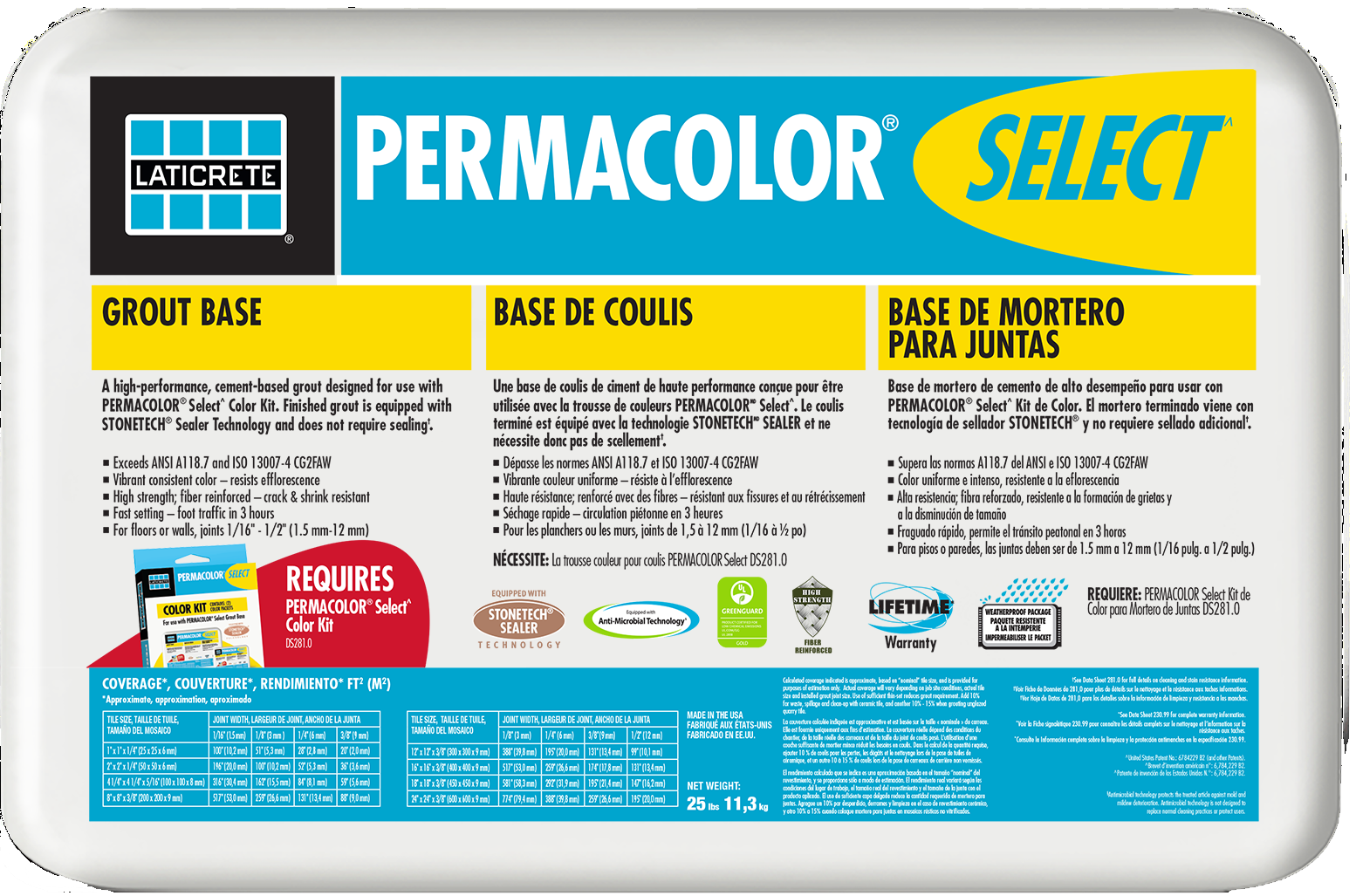 Laticrete - Permacolor Select Grout Base 25 lb - 2600-0025-2 | FloorBox