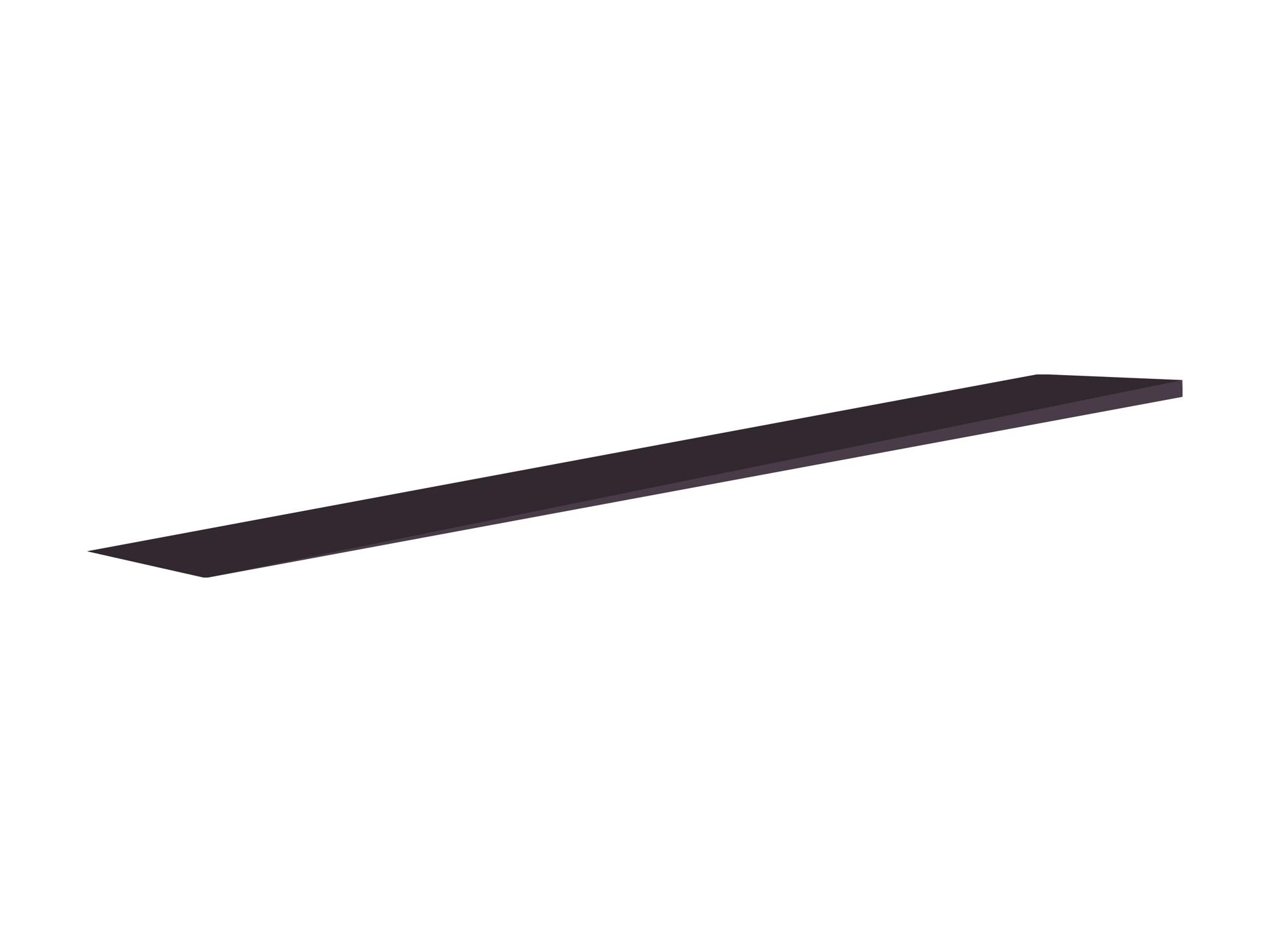 Subfloor Leveler Strip Vinyl - from 1/4" (6.4 mm) to 1/16" (1.6 mm) x 12" x 4'