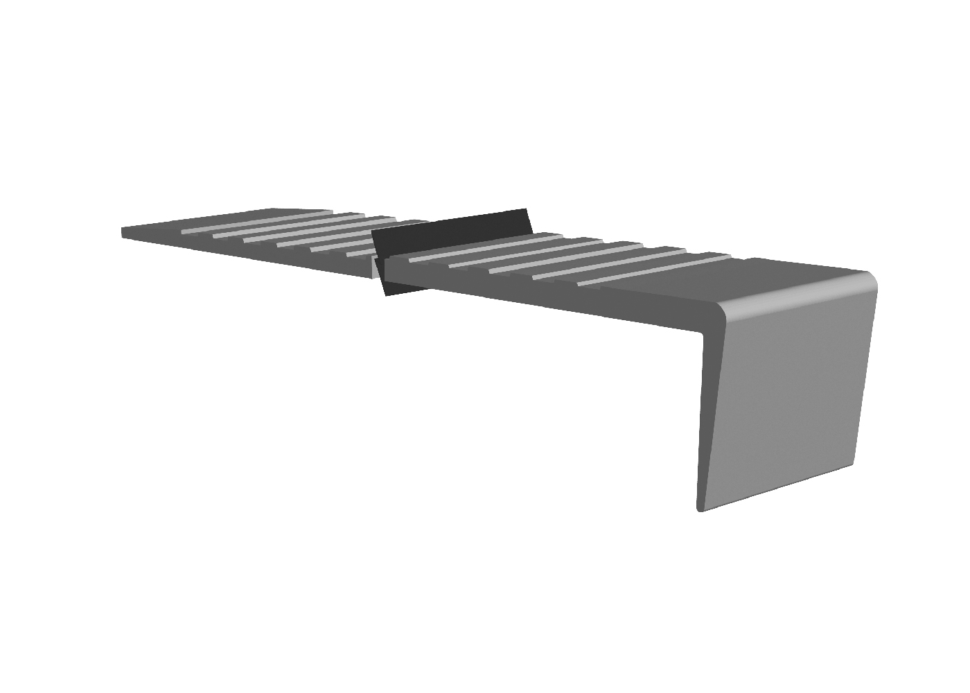 Heavy Duty Stair Treads #31 Suede 2-1/4" x 12" x 12'