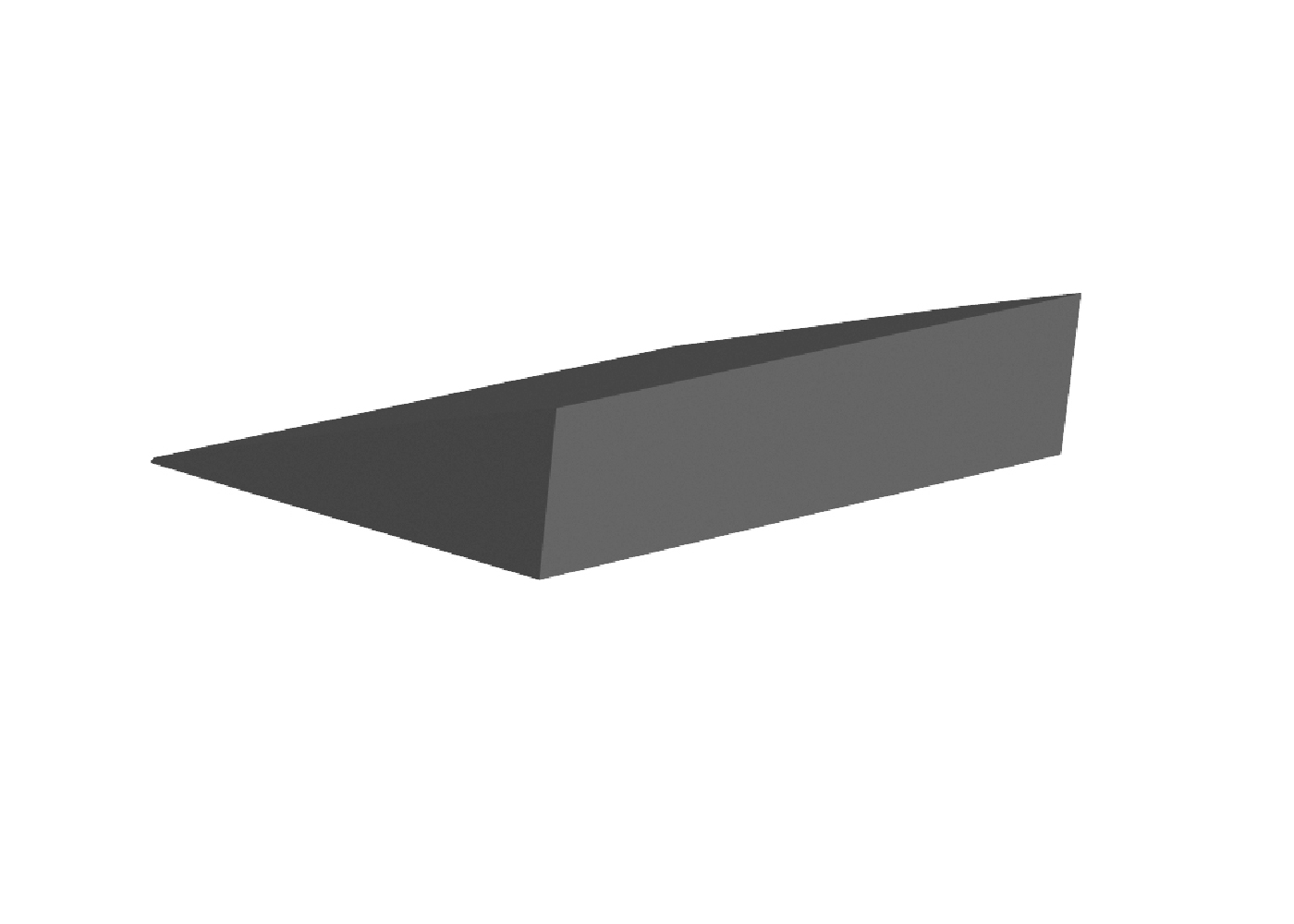 Tile Reducer Vinyl #41 Medium Beige - 1/2" (12.5 mm) x 1-3/4" x 12'