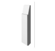 Baseboard Bevel Step MDF - 1/2" (12.5 mm) x 5-1/2" x 10'