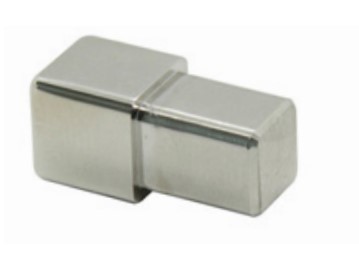 Tile Molding Cap Projolly Square Stainless Steel Satined - 5/16" (8 mm) (Pack of 2)