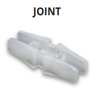 Progress Profiles - Joint for Projolly Square Plastic - 1/2