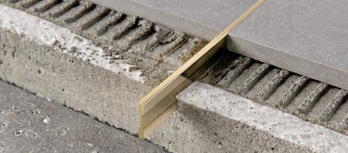 Progress Profiles - Tile Edge Trim Proflat Natural Brass