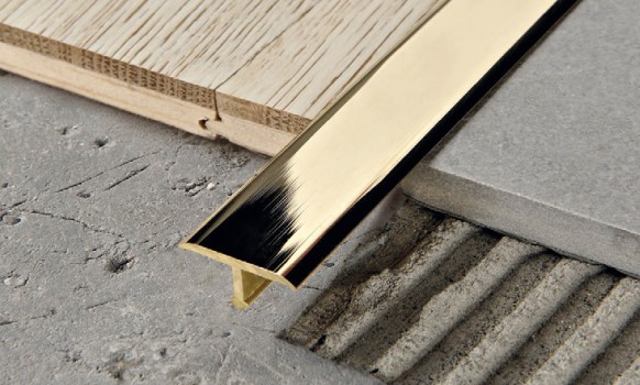 Slim Trim Procover Chromed Brass - (9 mm) 11/32" x 9/16" x 8' 10-5/16"