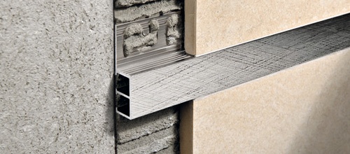 GMページ Progress Profiles - Tile Edge Trim Profinlist 20 Brushed