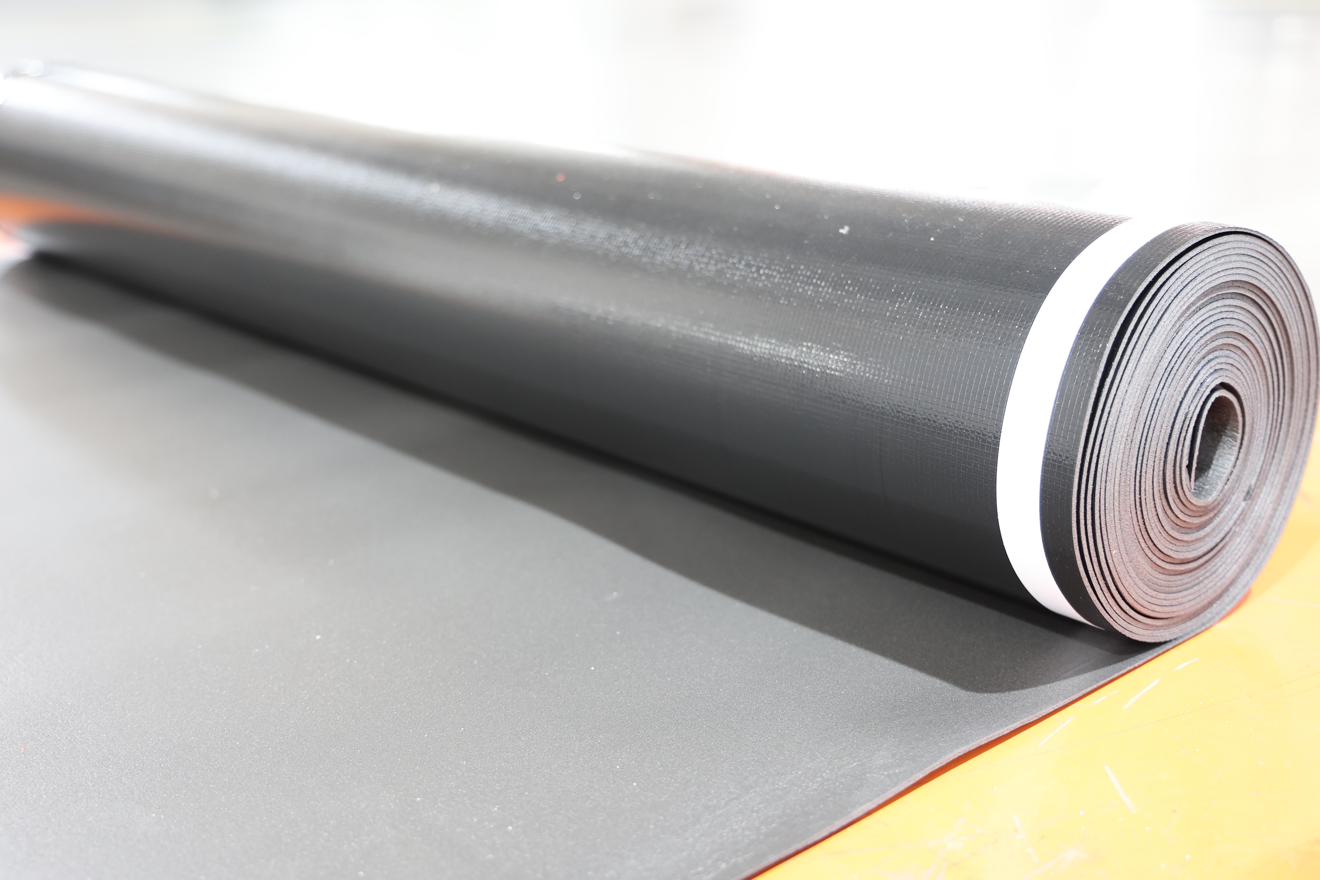 Wood & Laminate Acoustic Underlayment Silent Performer Black 43-5/16" x 27.9' - 2 mm (100 sqft)