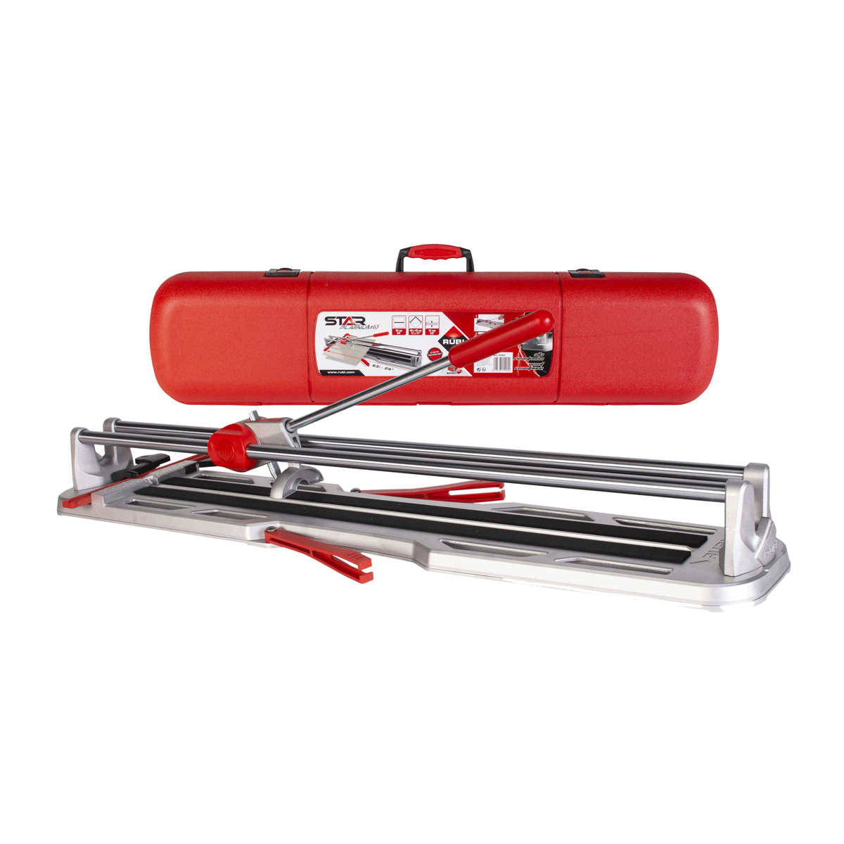 Rubi - Manual Cutter STAR-63 Platinum with Case - 15904 | FloorBox