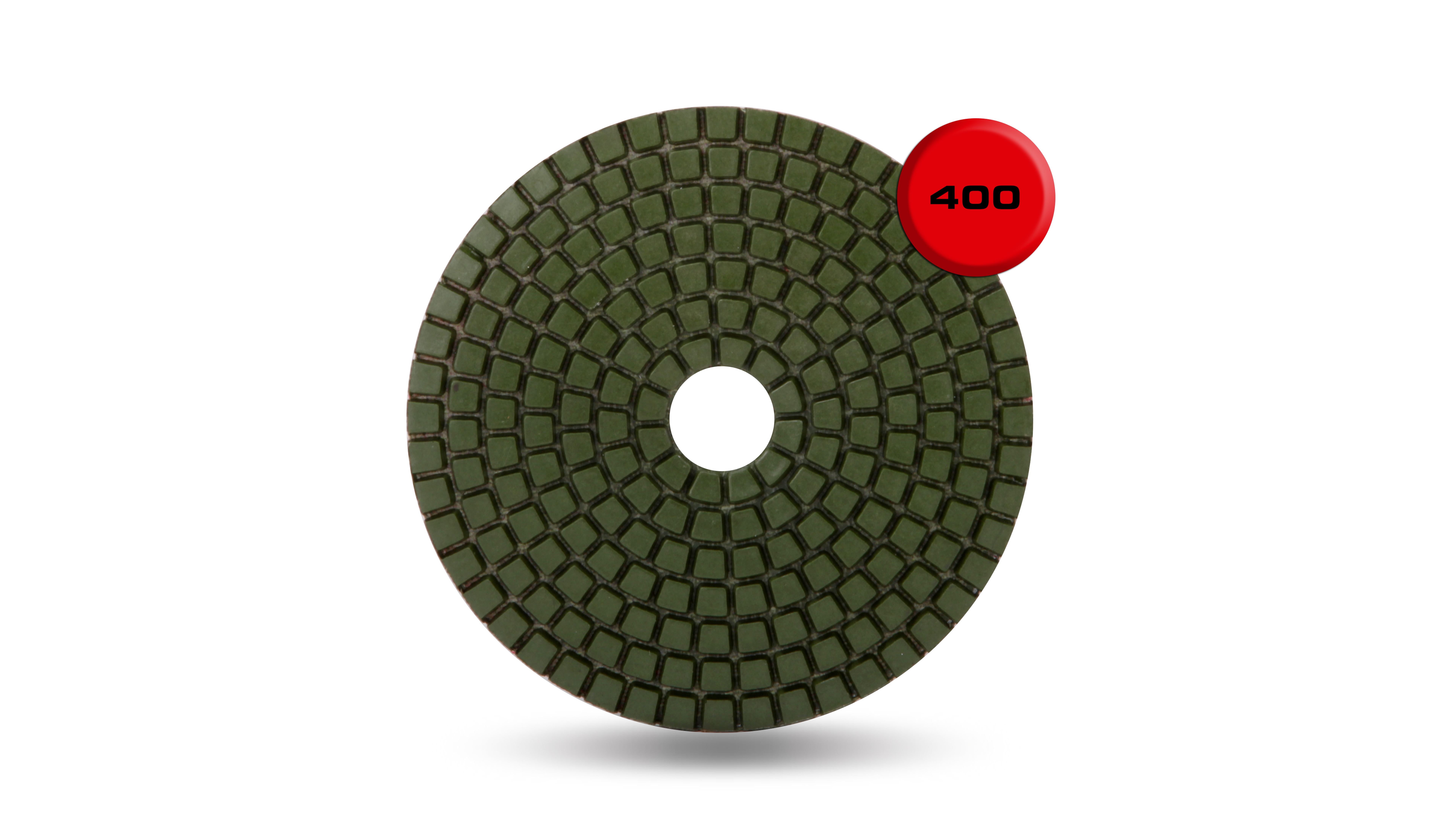 Resin Wet Polishing Pad 400 Grit 4"