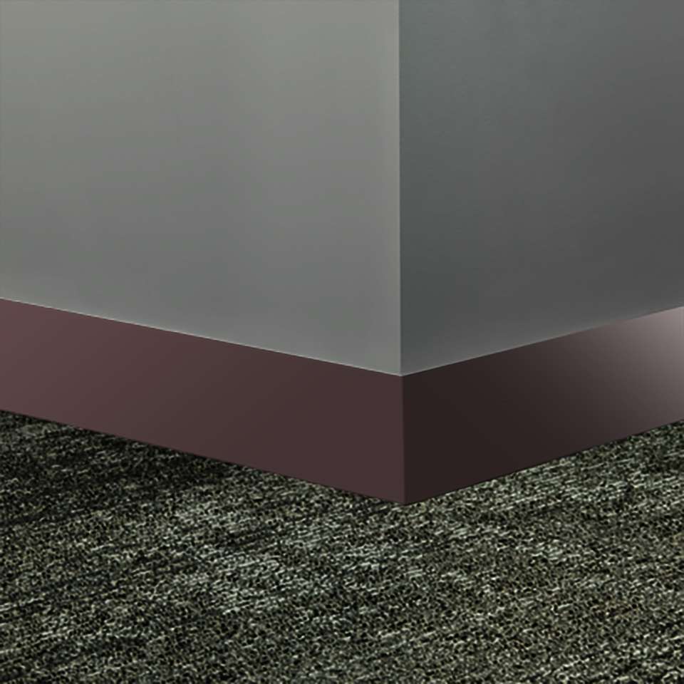 Millwork Wall Finishing System - MW 85 S4 Monument 4" #85 Burgundy - Wallbase 8' (Pack of 8)