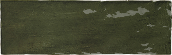 Tuiles murales La Riviera Botanical Green Lustré 2-1/2" x 8"