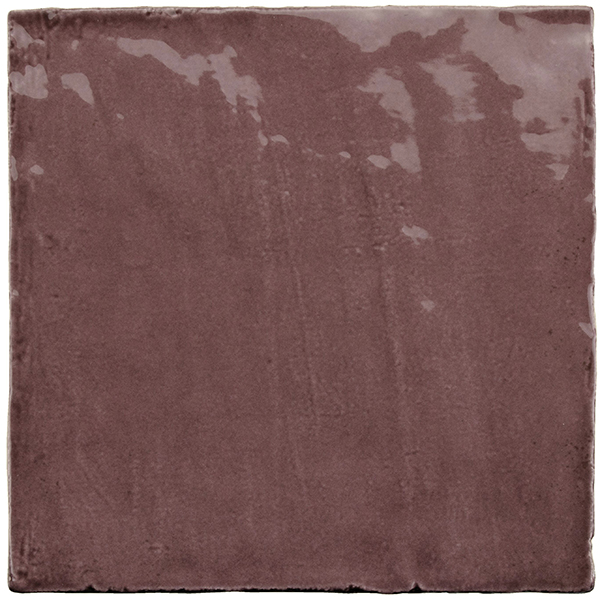 Tuiles murales La Riviera Juneberry Lustré 5" x 5"