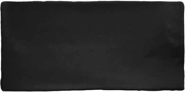 Wall Tiles Masia Black Matte 3" x 6" 