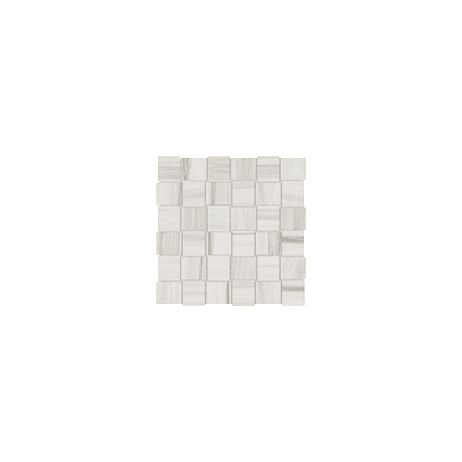 Mosaic Basketweave Mayfair Zebrino Polished 12" x 12"