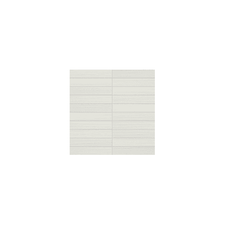 Mosaic Staked Zera Annex Bianco Matte 12" x 12"
