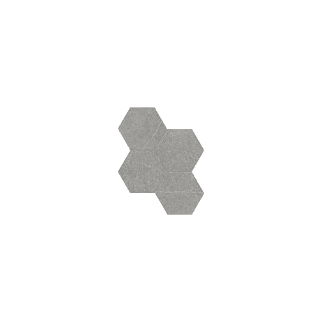 Mosaic Hexagon Mjörk Mica Matte 10" x 11-1/2"