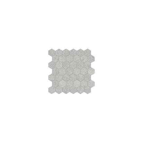Mosaic Hexagon Mjörk Ash Matte 12" x 12"